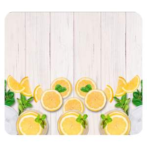 Kryt na zeď u sporáku z tvrzeného skla 50×56 cm Lemons – Wenko