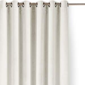 Krémový sametový dimout závěs 140×225 cm Velto – Filumi