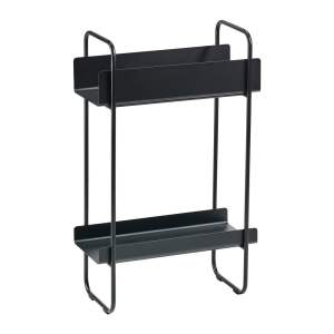 Černý kovový konzolový stolek 24×48 cm A-Console – Zone