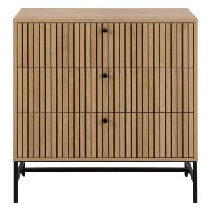 Komoda v dekoru dubu v přírodní barvě 81x80x40 cm Albany – Actona