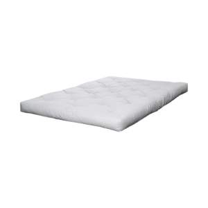 Bílá měkká futonová matrace 200×200 cm Triple latex – Karup Design