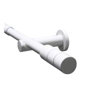 Kovová roztažitelná garnýž 120 – 210 cm Kreta – Gardinia
