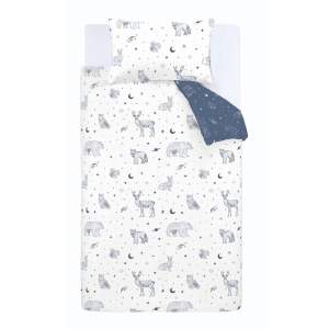 Flanelové dětské povlečení na jednolůžko 135×200 cm Starlight Animals – Bianca