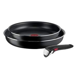 Hliníkové pánve 3 ks Ingenio Easy Cook & Clean Black – Tefal
