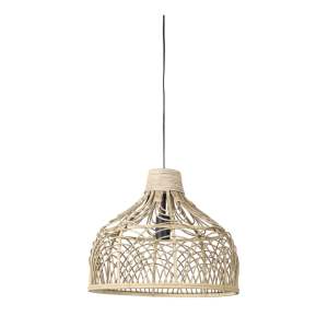 Stropní svítidlo v přírodní barvě s ratanovým stínidlem ø 42 cm Pocita – Light & Living