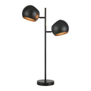 Černá stolní lampa (výška 65 cm) Edgar – Markslöjd