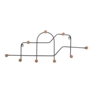 Šedý kovový nástěnný věšák 71 cm Maze – PT LIVING