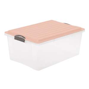 Plastový úložný box s víkem Compact – Rotho