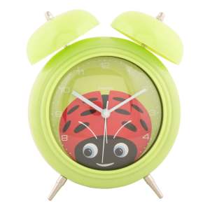 Dětský budík ø 15 cm Peekaboo Ladybug – Karlsson