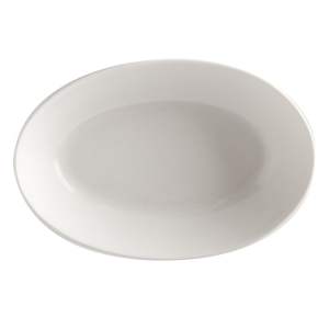 Bílý porcelánový hluboký talíř Maxwell & Williams Basic, 20 x 14 cm