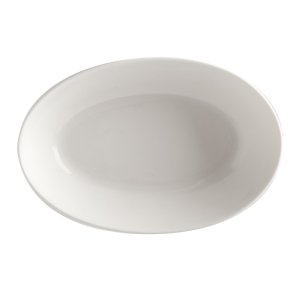 Bílý porcelánový hluboký talíř Maxwell & Williams Basic, 20 x 14 cm