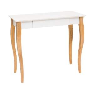 Bílý psací stůl Ragaba Lillo, délka 85 cm