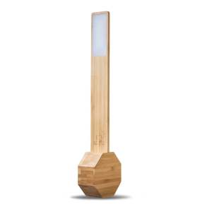 Bambusová LED stolní lampa v přírodní barvě (výška 39,5 cm) Octagon One – Gingko