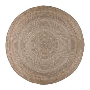 Jutový kulatý koberec v přírodní barvě ø 133 cm Capri – Flair Rugs