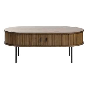Konferenční stolek v dekoru dubu v přírodní barvě 60×120 cm Nola – Unique Furniture