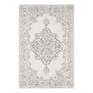 Šedo-krémový venkovní koberec NORTHRUGS Tilos, 160 x 230 cm