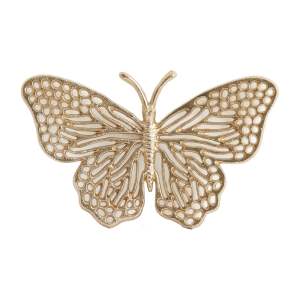 Kovová nástěnná dekorace 26×16 cm Butterfly – Light & Living