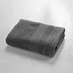 Tmavě šedý froté bavlněný ručník 50×90 cm Tendresse – douceur d’intérieur