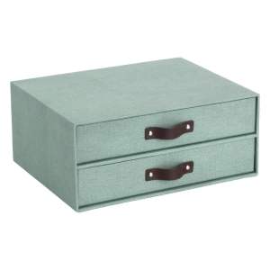 Zelený kartonový organizér zásuvkový Birger Canvas Paper Laminate – Bigso