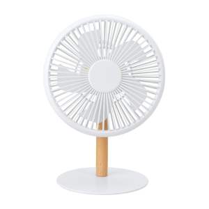 Krémová stolní lampa s ventilátorem na dálkové ovládání (výška 26 cm) Beyond – Gingko