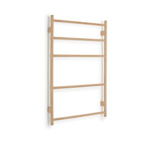 Nástěnný držák na osušky z dubového dřeva Wireworks Towel Rail Wallbar
