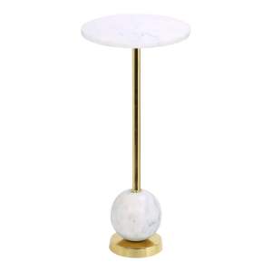 Kovový kulatý odkládací stolek ø 25 cm Salo – House Nordic