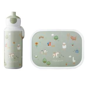 Dětský svačinový box s lahví Little farm – Mepal