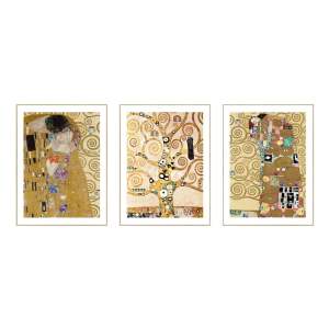 Obrazy v sadě 3 ks – reprodukce 30×40 cm Klimt