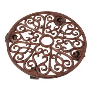 Kovový pojízdný podstavec pod květináč ø 34,5 cm Ornament – Esschert Design