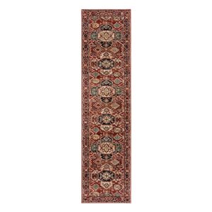 Červený běhoun 66×300 cm Gillingham – Flair Rugs