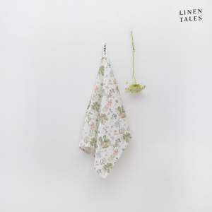 Lněná utěrka 45×65 cm White Botany – Linen Tales