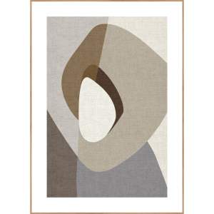 Obraz 70×100 cm Picasa Greige – Malerifabrikken