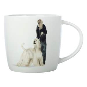 Bílý porcelánový hrnek 400 ml Best Furry Friends – Maxwell & Williams