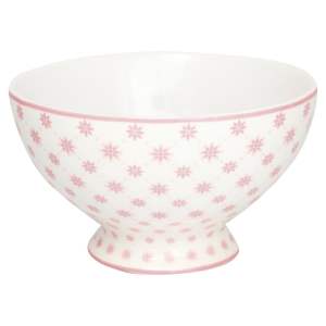 Růžová porcelánová miska na polévku Green Gate Laurie, ø 15 cm