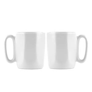 Bílé hrnky na espresso z kameniny v sadě 2 ks 80 ml Fuori – Vialli Design