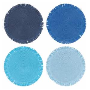 Papírové prostírání 4 ks ø 38 cm Shades of Ocean – VDE Tivoli 1996
