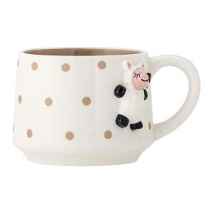 Bílý hrnek z kameniny 370 ml Dolly – Bloomingville Mini