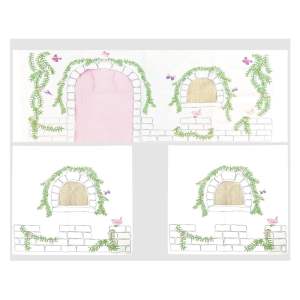 Dětský závěs k posteli 3 ks 195×75 cm Birdy – Vipack