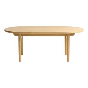 Konferenční stolek v dekoru dubu v přírodní barvě 70×130 cm Carno – Unique Furniture
