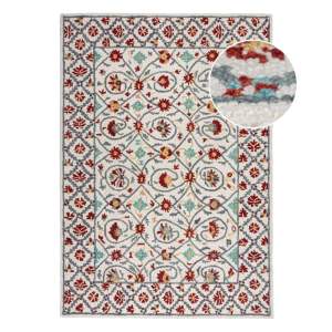 Červeno-modrý ručně tkaný vlněný koberec 200×290 cm Iris Traditional – Flair Rugs