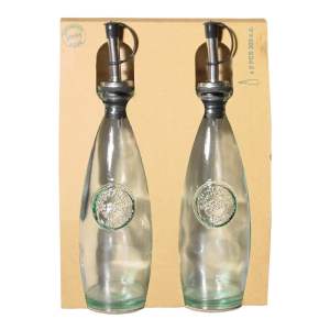 Sada na olej a ocet z recyklovaného skla Ego Dekor Authentic, 300 ml