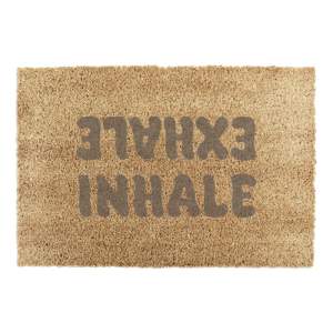 Rohožka z kokosového vlákna 60×90 cm Inhale Exhale – Artsy Doormats