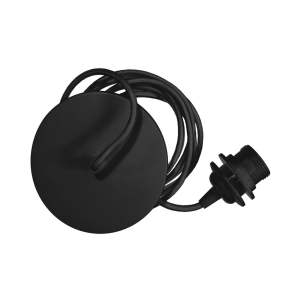 Černý závěsný kabel ke svítidlům UMAGE Rosette, délka 210 cm