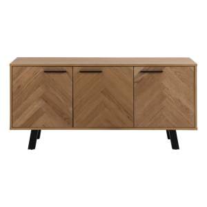 Nízká komoda v dekoru dubu 150×71 cm Brighton – Actona
