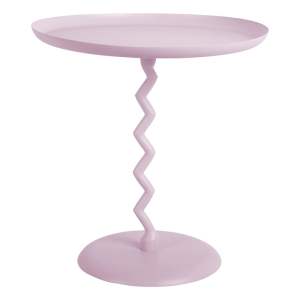 Kovový kulatý odkládací stolek ø 40 cm Zig Zag – Leitmotiv
