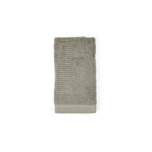 Zelenošedý bavlněný ručník 100×50 cm Classic – Zone