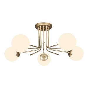 Stropní svítidlo ve zlaté barvě Squid Lighting Star, výška 34 cm
