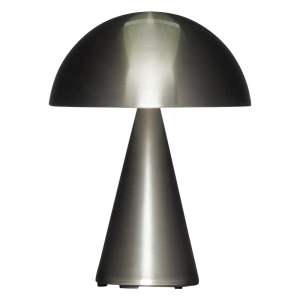 Tmavě šedá LED stmívatelná stolní lampa (výška 20 cm) Mush – Hübsch