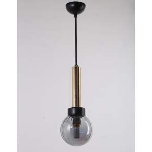 Závěsné svítidlo se skleněným stínidlem ø 15 cm Cota – Squid Lighting