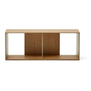 Modulární policový systém v dekoru dubu v přírodní barvě 101×38 cm Litto – Kave Home